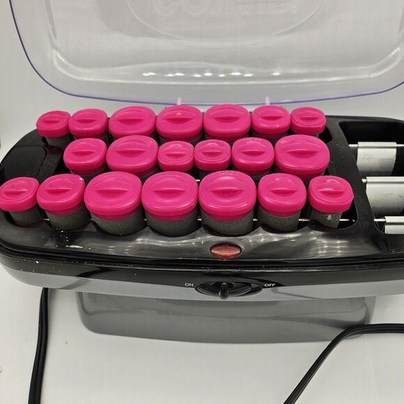 Conair Other - Conair Hot Clips Flocked Hot Roller Set 20 With 20 Clips 3 Roller Sizes Beauty